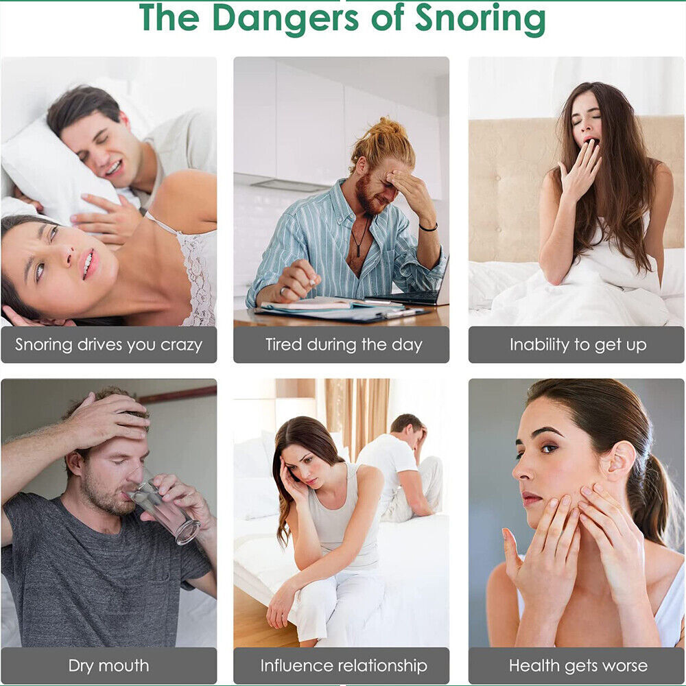 Snore Stopper Plus Anti-Snoring Mouthpiece Device Guard Sleep Apnoea Aid Tool ^