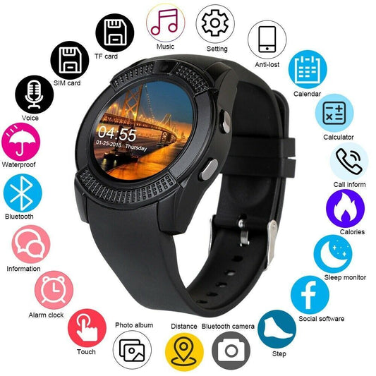 Smart Watch Band Sport Fitness Activity Tracker For adult,kids iOS Android 2024