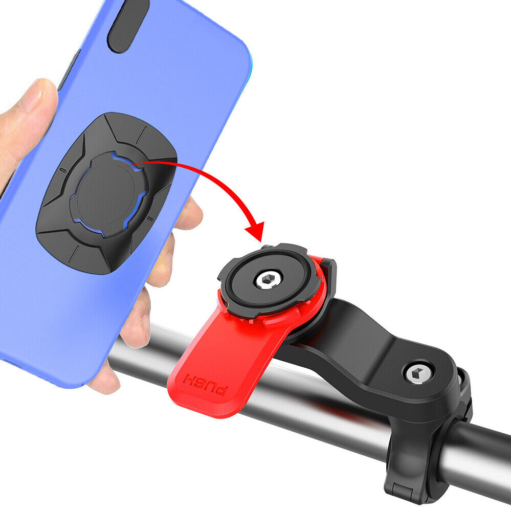 Phone Holder Quad Lock Out Front Motorcycle Bike Twist Mountain Cycling Holder