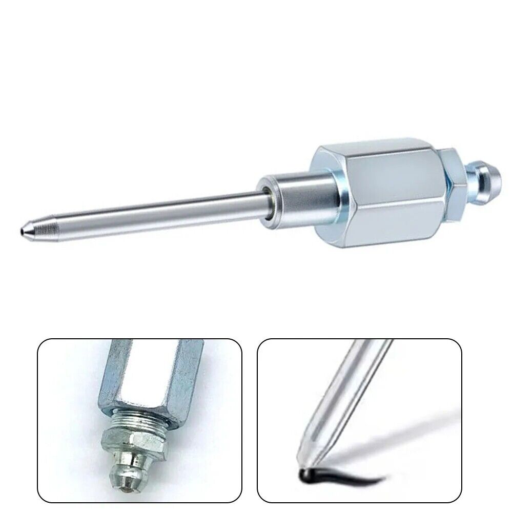 2x Grease Gun Needle Tip of The Mouth Removable Needle Nose Head Nozzle NEW