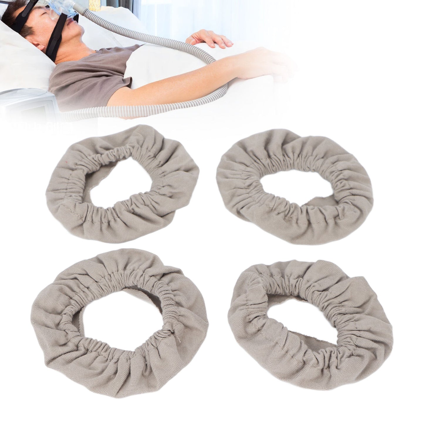 4pcs CPAP Mask Liner Universal Nasal Guard Liner Pro Face Guard Cloth