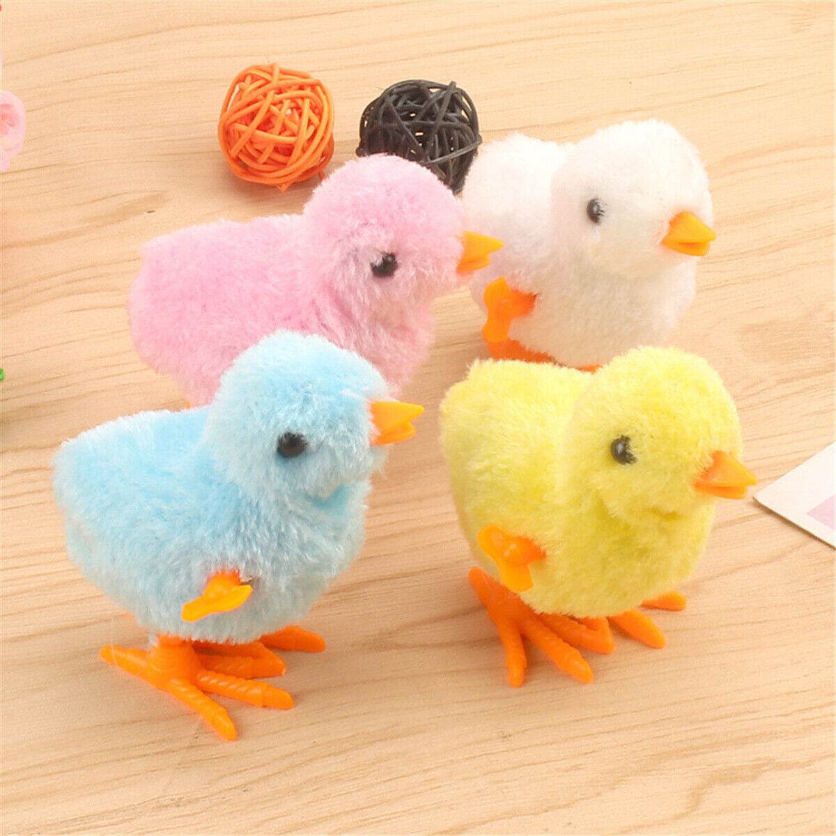 Wind-up Hopping Jumping Chicken Clockwork Walking Toys Kids Children Gift