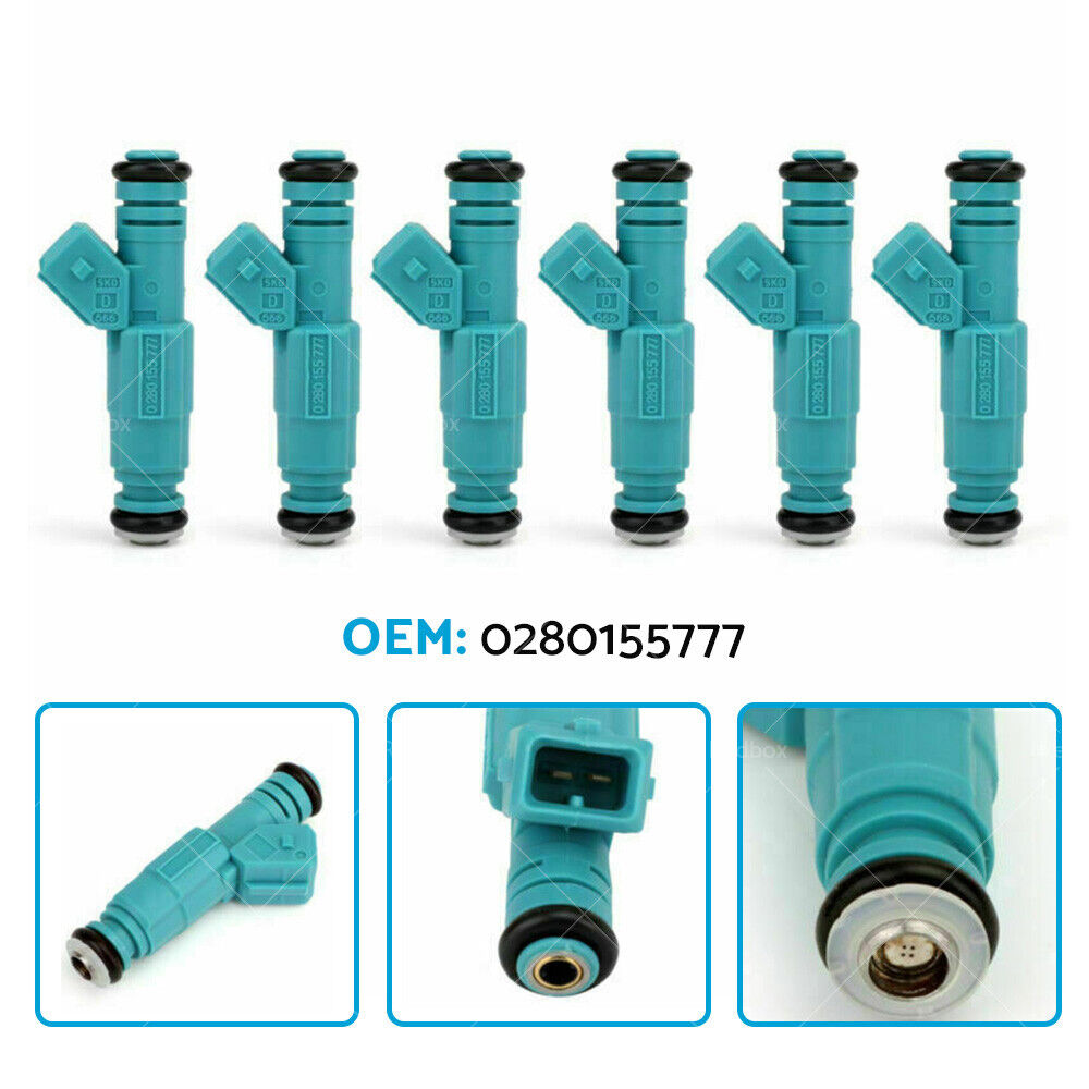 6PC Fuel Injectors For Holden Commodore V6 3.8L VG VN VL VQ VP VR VS VT VU VX VY