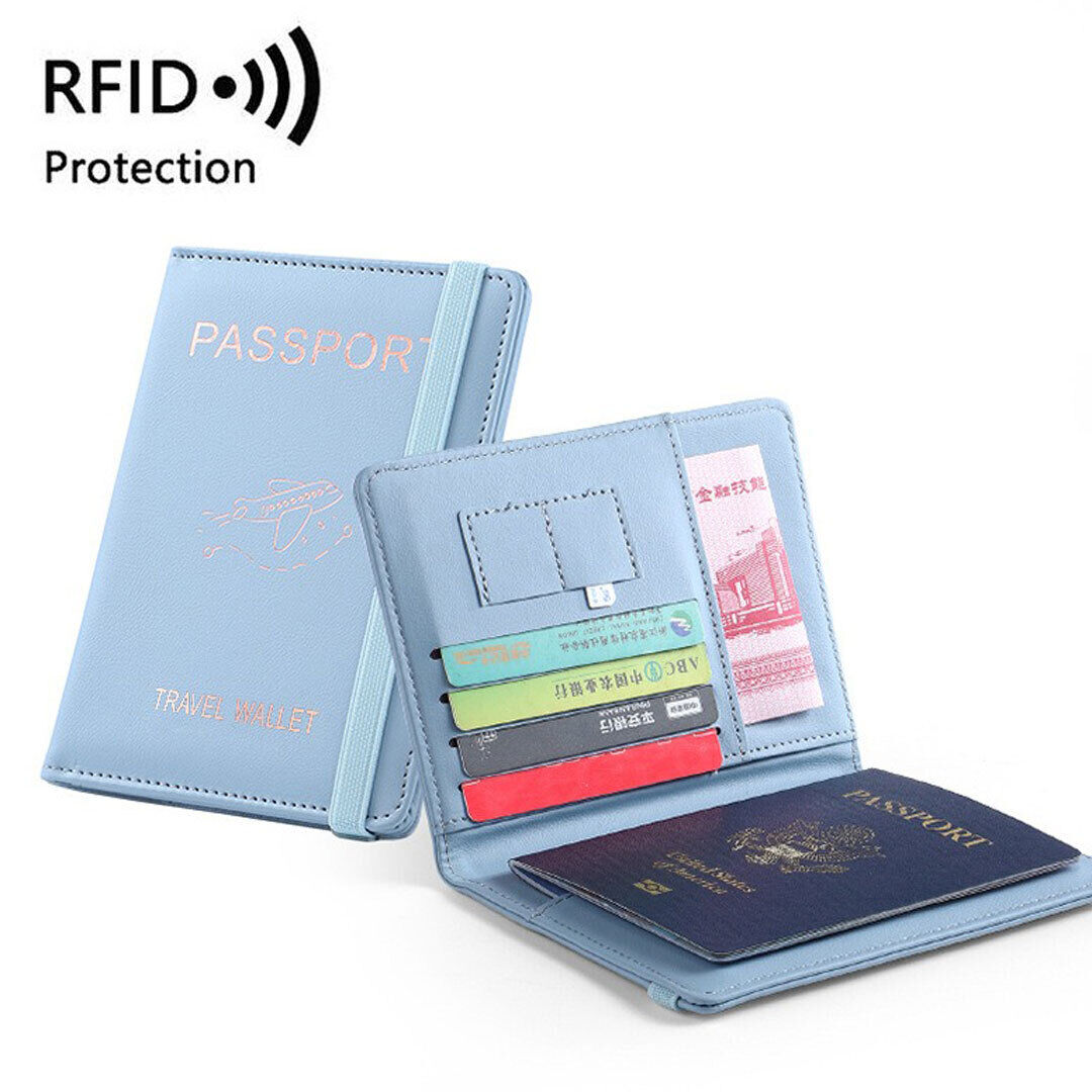 RFID Passport Cover Holder Wallet Case Organiser Travel Accessories Sleeve