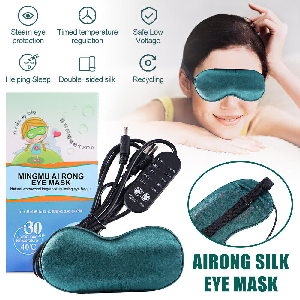 Heated Eye Mask for Blepharitis Warm Eye Compress for Dry Eyes Heated Eye Mask