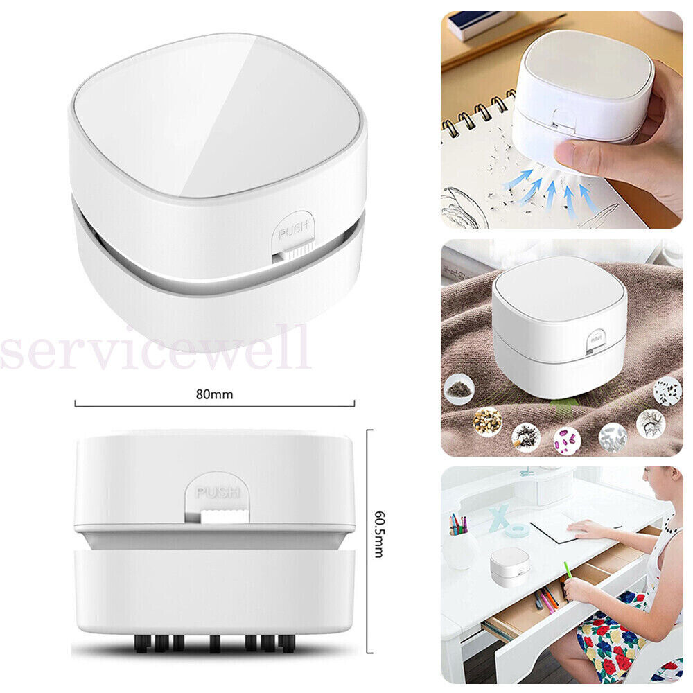 Mini Vacuum Cleaner Office Desk Dust Home Table Sweeper Desktop Cleaner