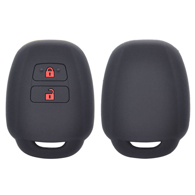 For Toyota Aqua Ractis/Vitz RAV4 Land Cruiser Silicone Remote Key Case Fob Cover