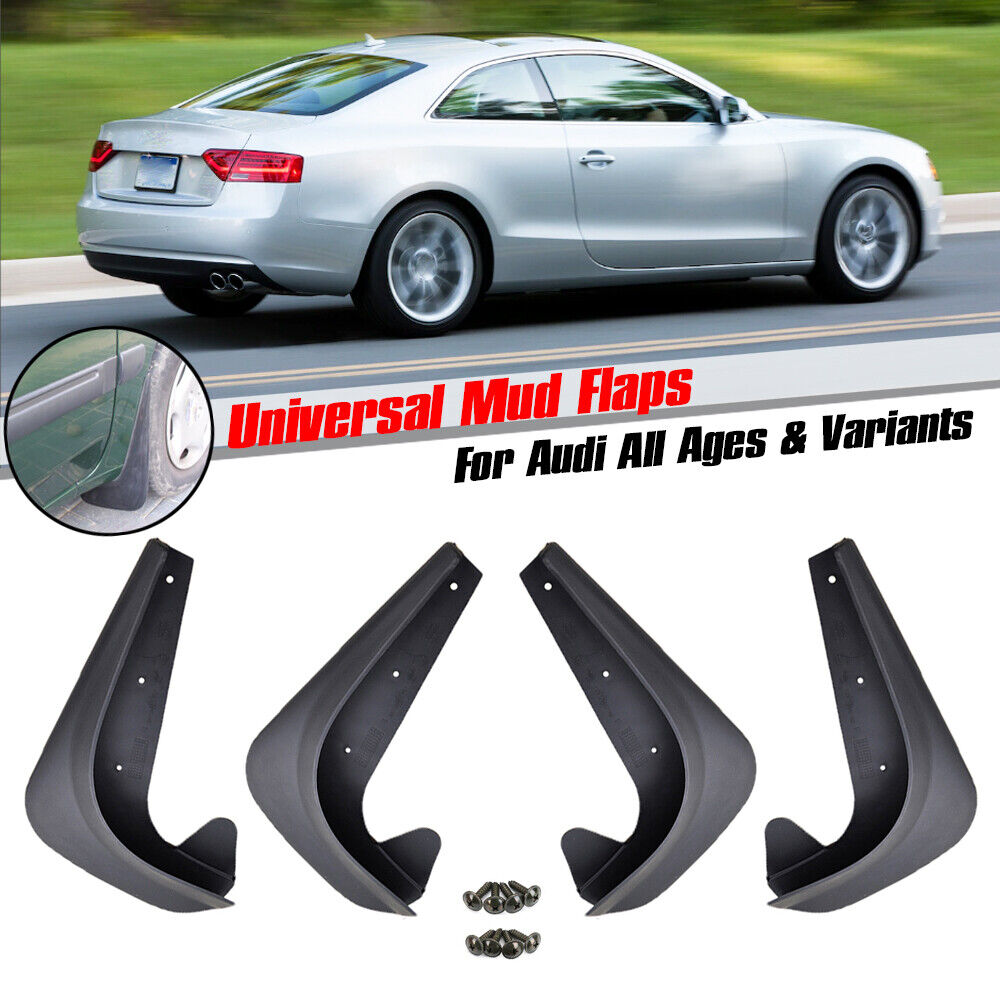 4pcs For Audi A3/ A4 A5 A7 Front Rear Mudguard Mud Flaps Mudflaps Splash Guard Fender