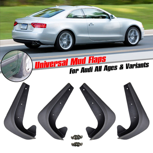 4pcs For Audi A3/ A4 A5 A7 Front Rear Mudguard Mud Flaps Mudflaps Splash Guard Fender