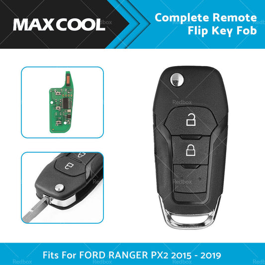 Complete Remote Flip Key Fits For FORD RANGER PX2 PX 2 2015 2016 2017 2018 2019