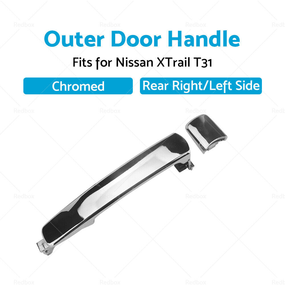 For Nissan XTrail T31 2007-2013 REAR LH Left / RH Right Outer Door Handle Chrome