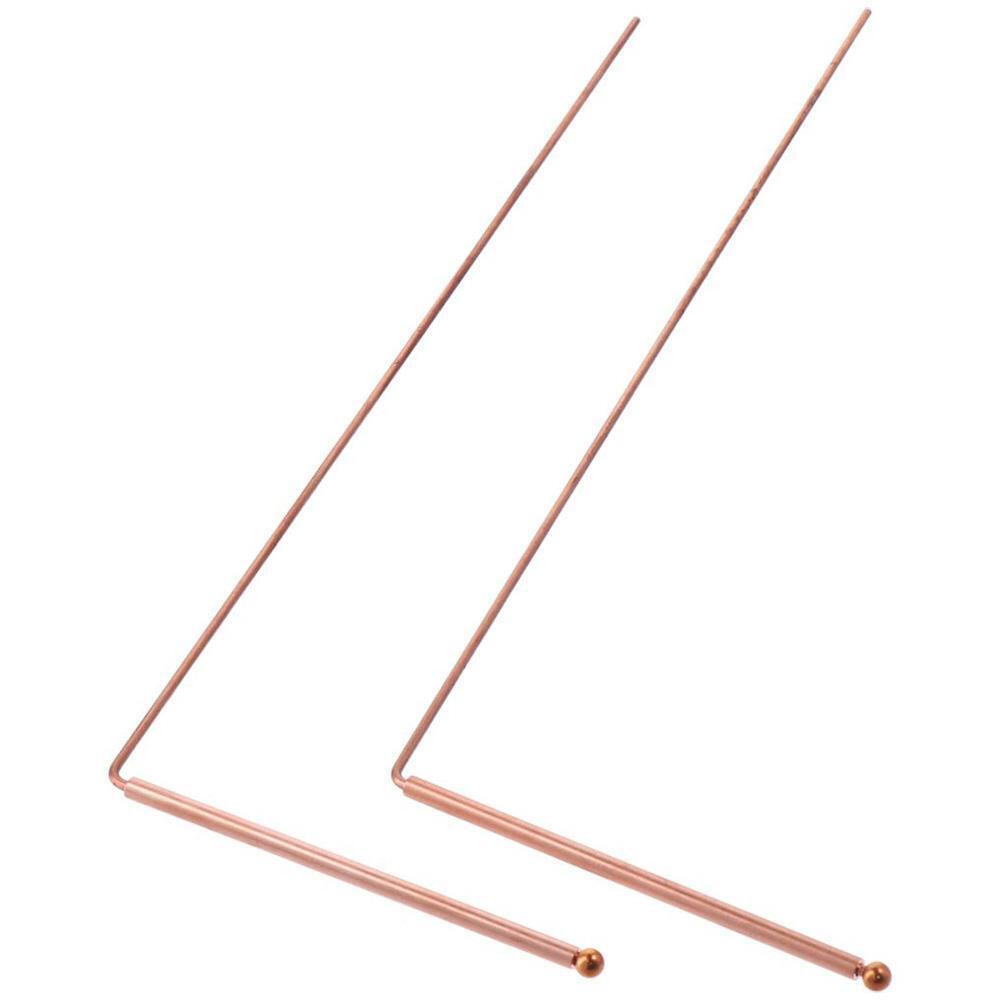 2PCS 99.9% Copper Dowsing rods Pure Copper Divining Rods Ghost Hunting