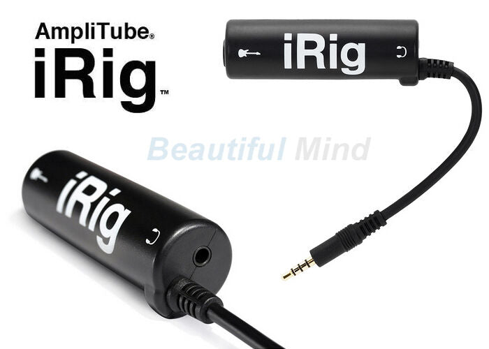 New AmpliTube iRig Interface Guitar Adapter for iPad iPhone iPod Touch