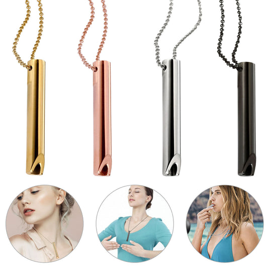 Necklace Stress Relief Necklaces The Breathlace Anxiety Reliever Quit Smoking