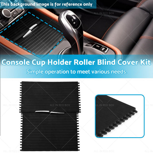 Console Cup Holder Roller Blind Cover Kit Suitable For BMW X5 X6 E70 E71 07-14