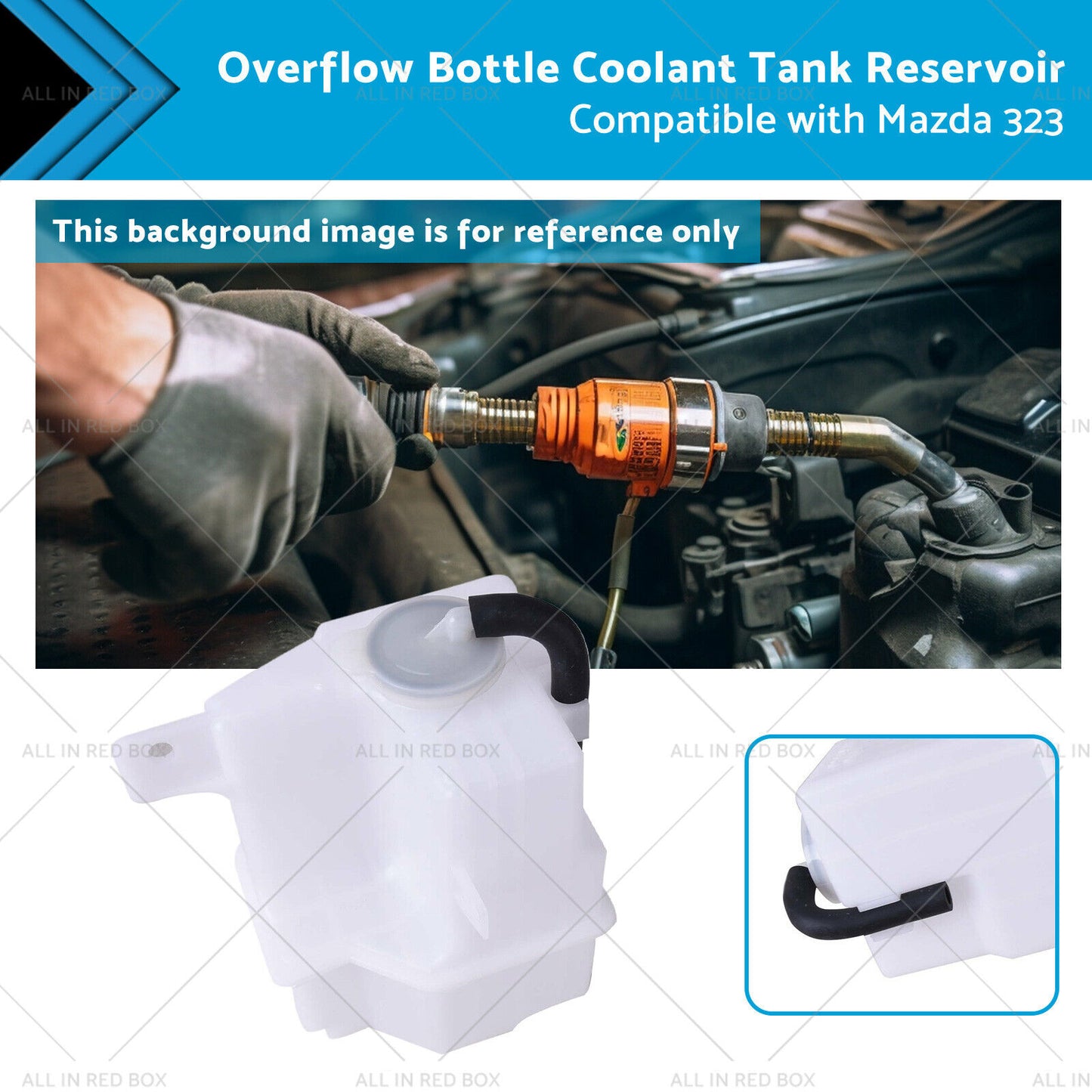 Overflow Bottle Coolant Tank Reservoir B6BF15350B Suitable for Mazda 323 Protege