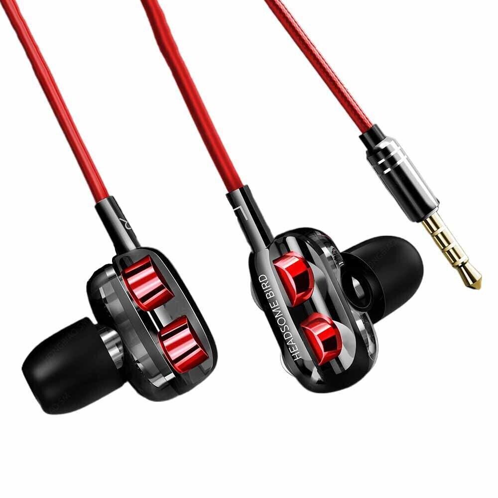 with Mic Wired Headphone in Ear 3.5mm Earphone Wired Headset Gaming