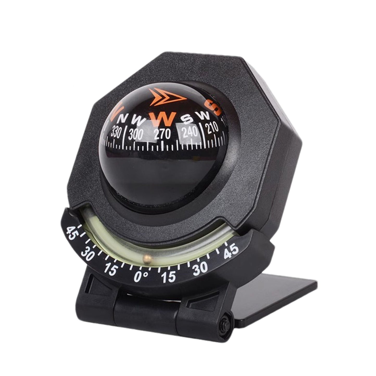 Marine Compass LED Light For Sail Ship Vehicle Car Boat Navigation Black