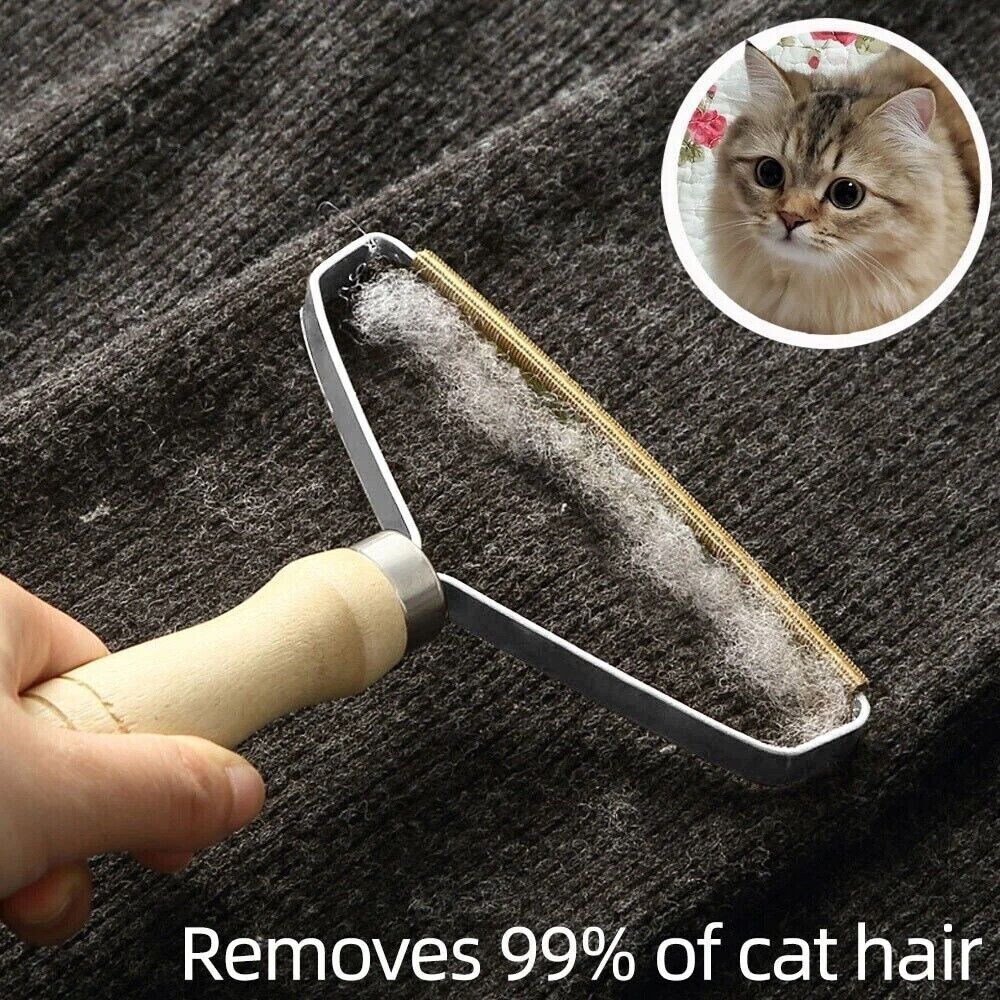 2x Lint Remover For Pet Hair Fur Cat & Dogs Clothes Shaver Fabric Brush Wool Roller