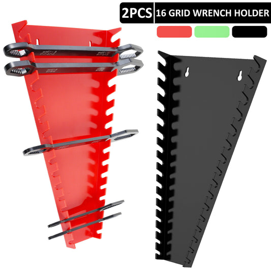 2Pcs Wrench Organizer Wrench Storage Rack Plastic Spanner Tools Holders