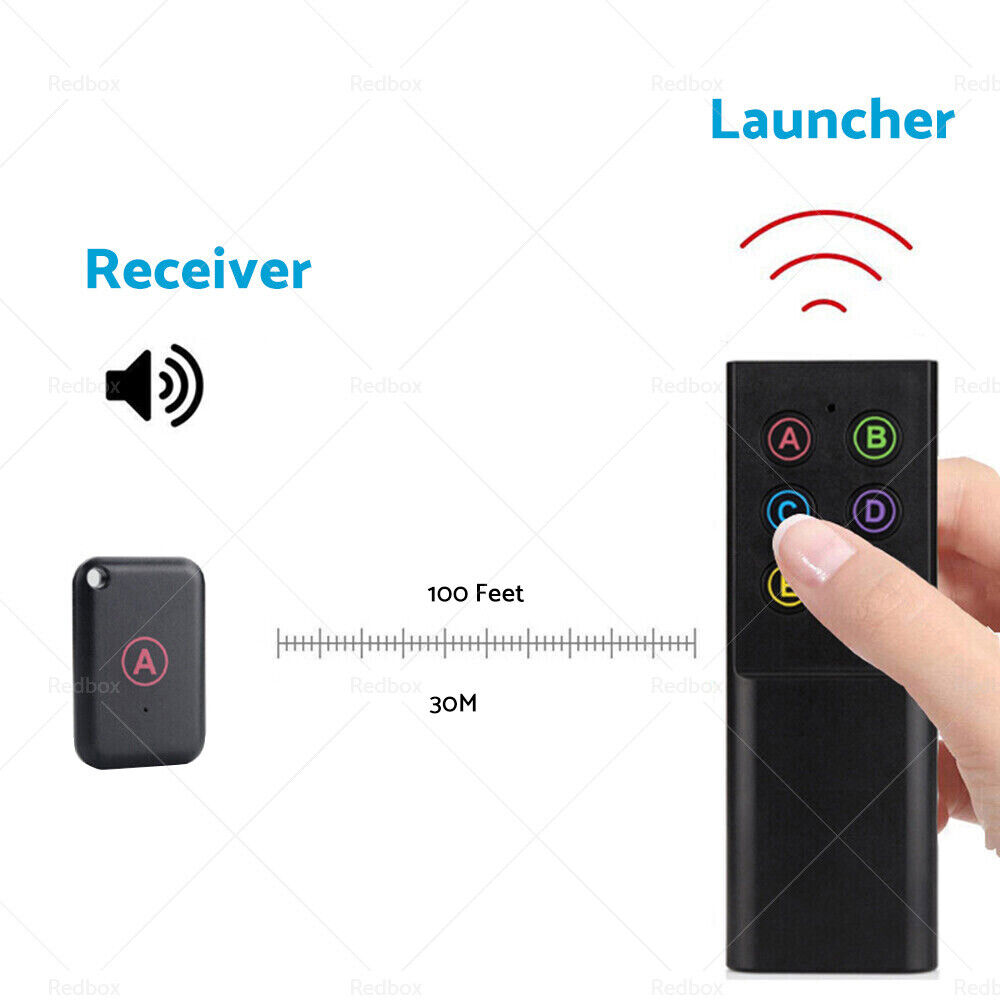 Key Finder Transmitter 6 Receivers Anti-lost Wireless Wallet Tracker Remote Key