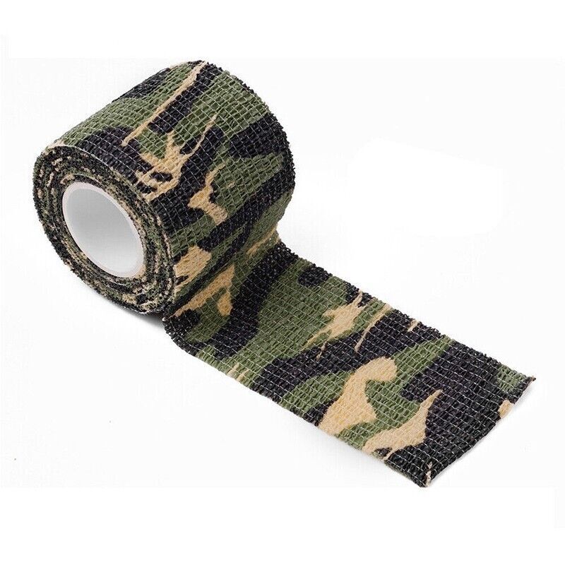 4 Roll Tape Army Camo Wrap Rifle Gun Shooting Hunting Camouflage Stealth Webbing