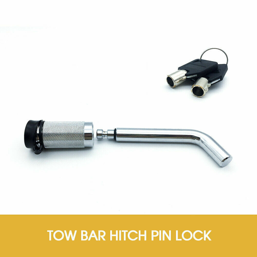 New Hitch Pin Lock Security Tow Ball Bar L type Caravan Trailer Parts Anti Theft