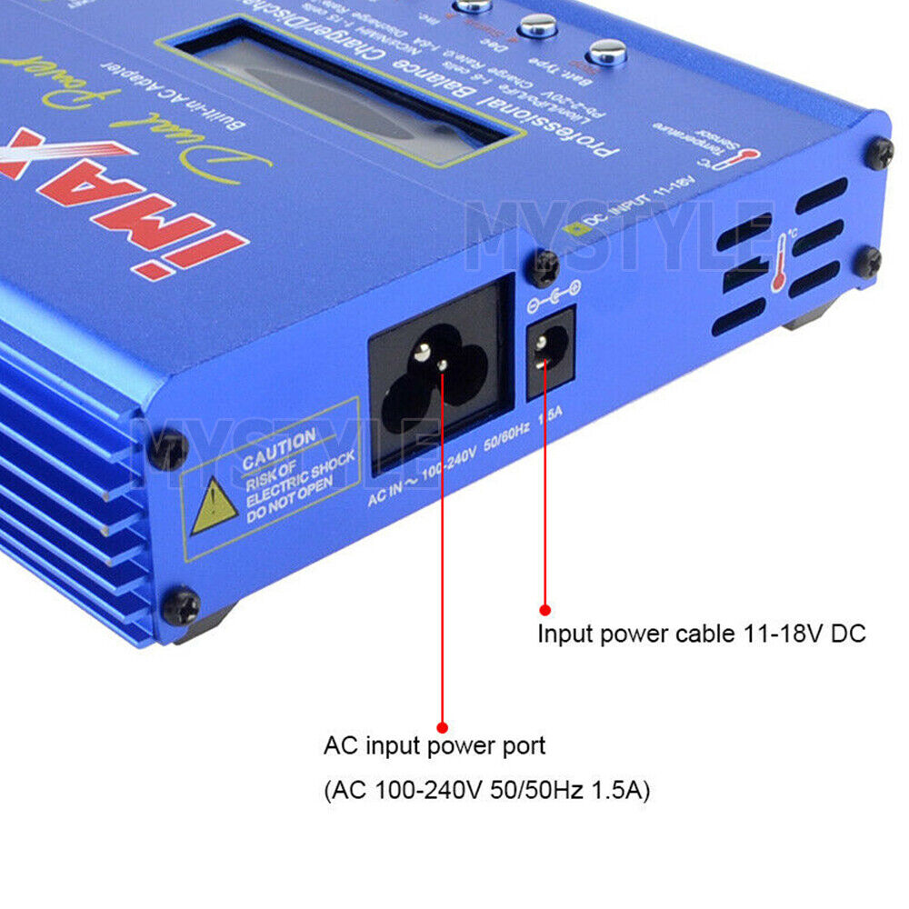 IMax B6AC 80W RC Lipo Lithium NiMh Digital Battery Balance Charger Discharger