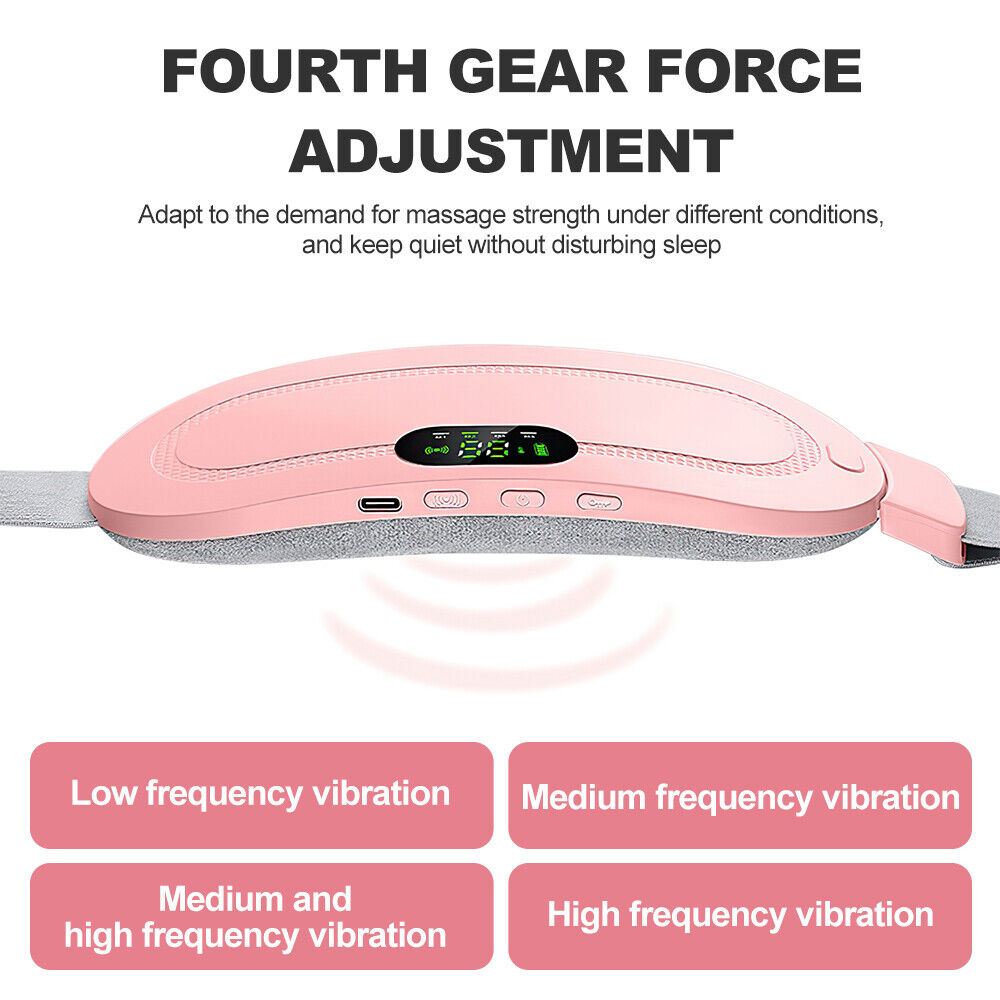 Heating Pad Massage Period Pain Relieve Therapy Menstrual Cramp Electric Belt