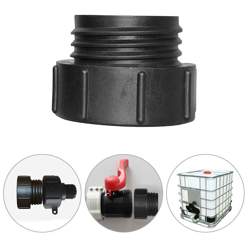 IBC Container Adapter Connector Fine Thread to Coarse Thread for S60x6 Tank 2"