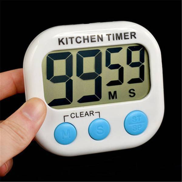 LARGE DIGITAL CLOCK COUNT DOWN TIMER MAGNETIC STICK COOK ALARM KITCHEN SPORT LCD