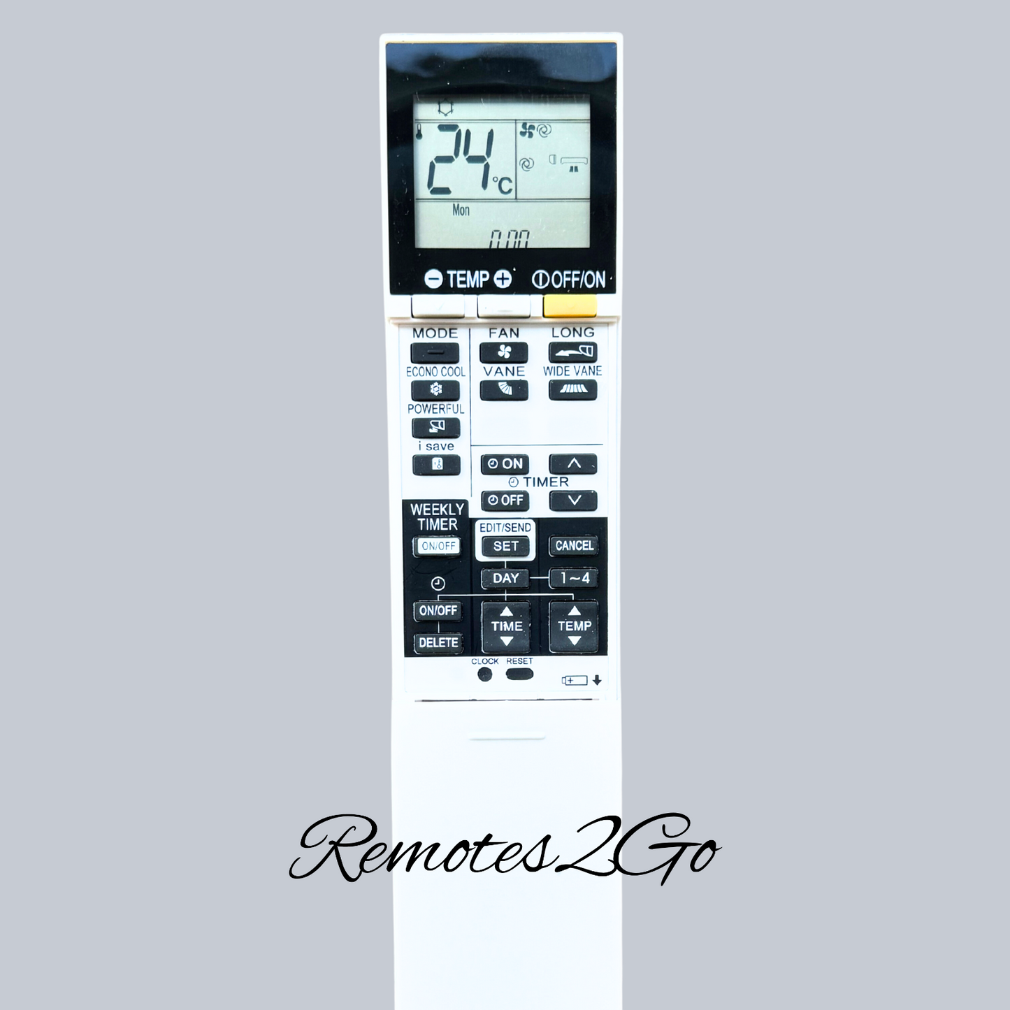 Mitsubishi Air Con Remote Control for Remote Models SG15D, SG10A, SG18D, SG15J