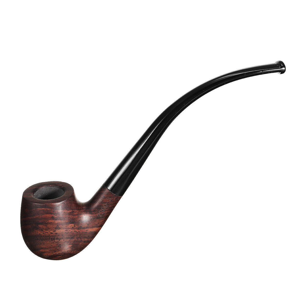 Long Tobacco Smoking Pipe Churchwarden Style Handmade Ebony For Men's Gift