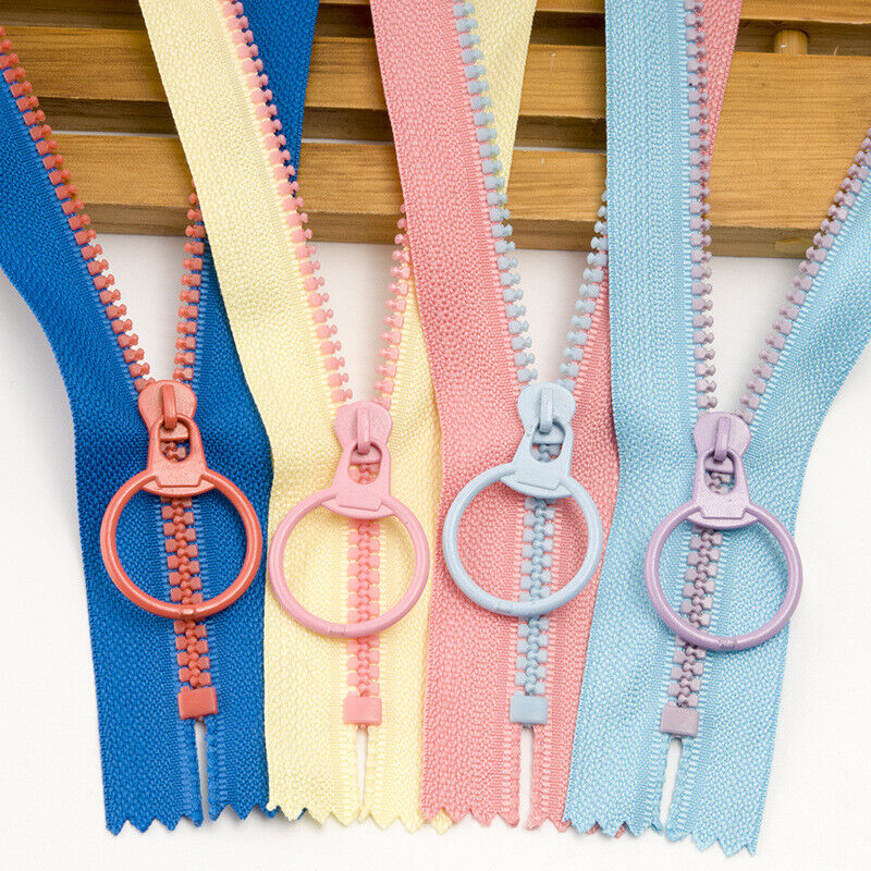 10pcs Nylon Zippers Sewing Tool Edge Puller Zip Tailor Zipper Mixed Color DIY 15cm