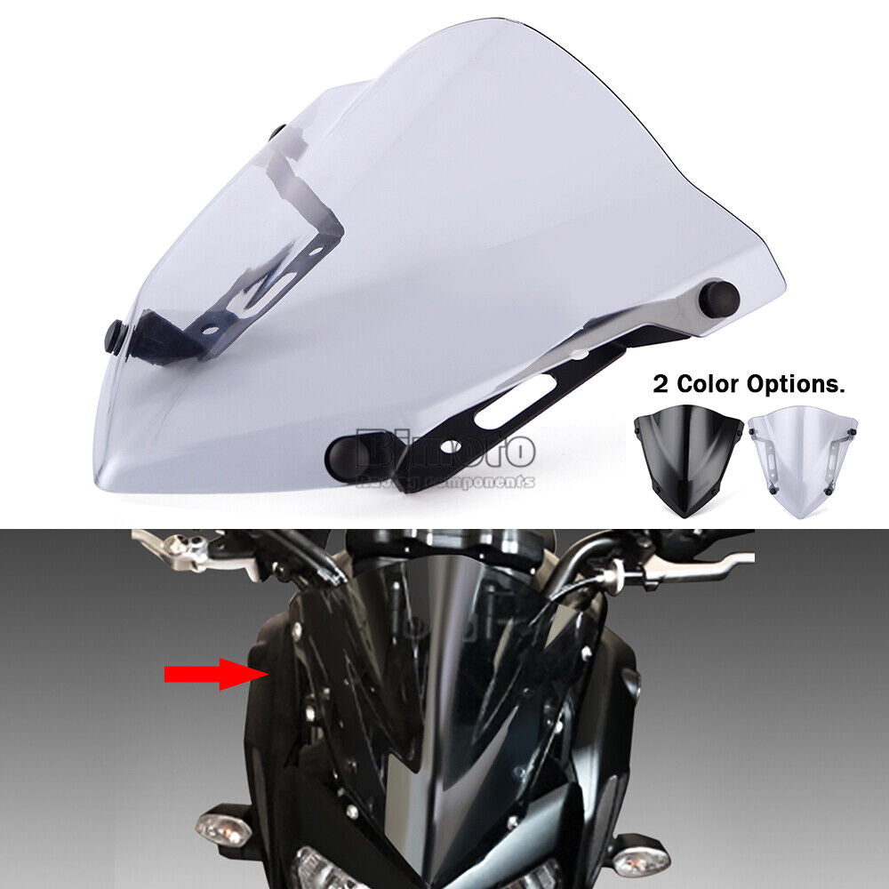 Windshield Windscreen Wind Protector For Yamaha MT-07 FZ-07 2018 2019 2020