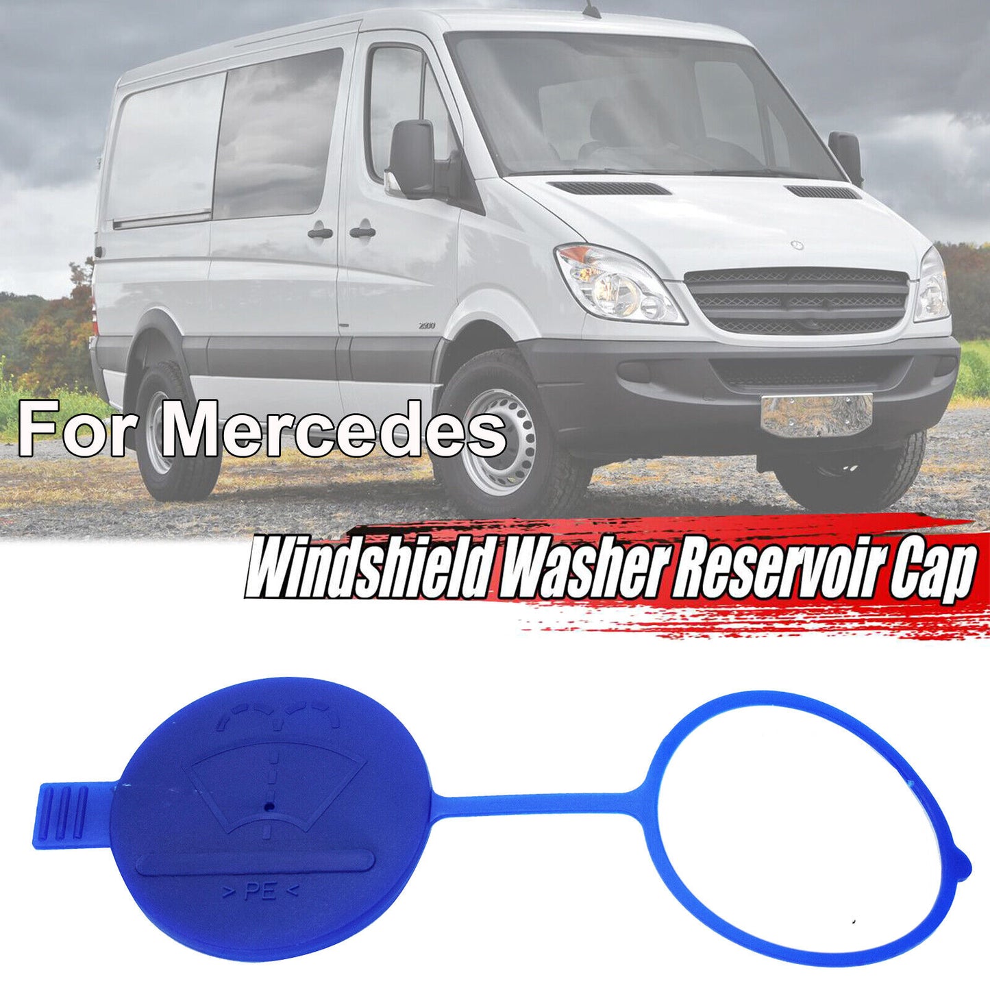 For MB Benz Sprinter 2500 3500 10-18 Windshield Washer Reservoir Cap #9068690072