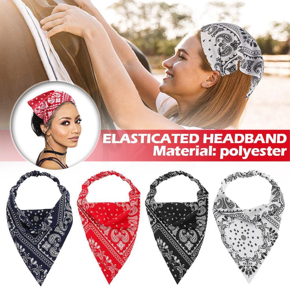 Head Bandana Headbands Hair Scarf for Women Head Scarf Elastic Hair