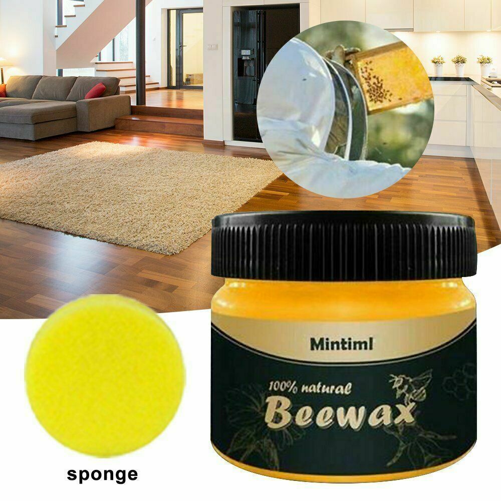 Natural Beeswax Home Wood Furniture Care Polishing Seasoning Bee Wax Traditional