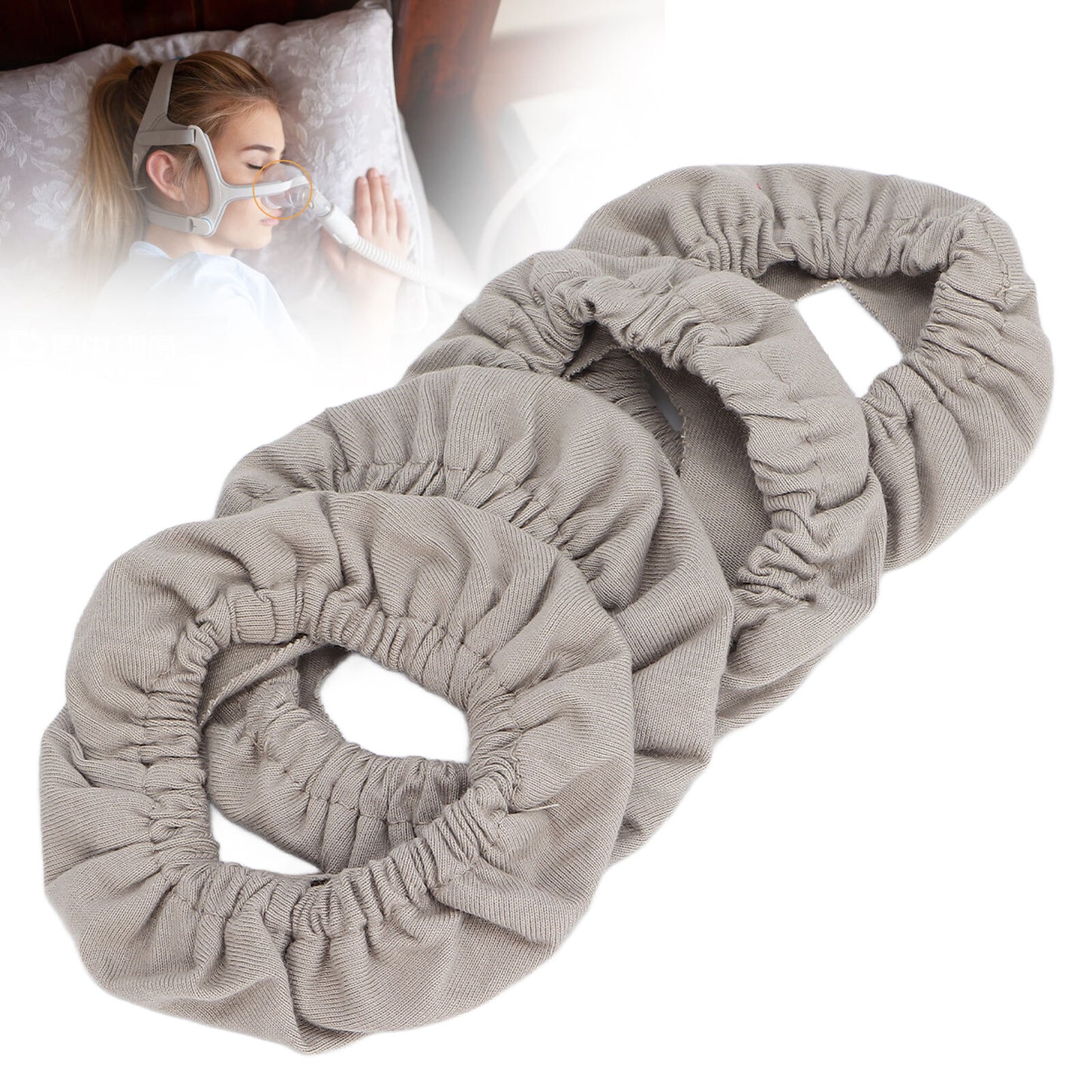 4pcs CPAP Mask Liner Universal Nasal Guard Liner Pro Face Guard Cloth