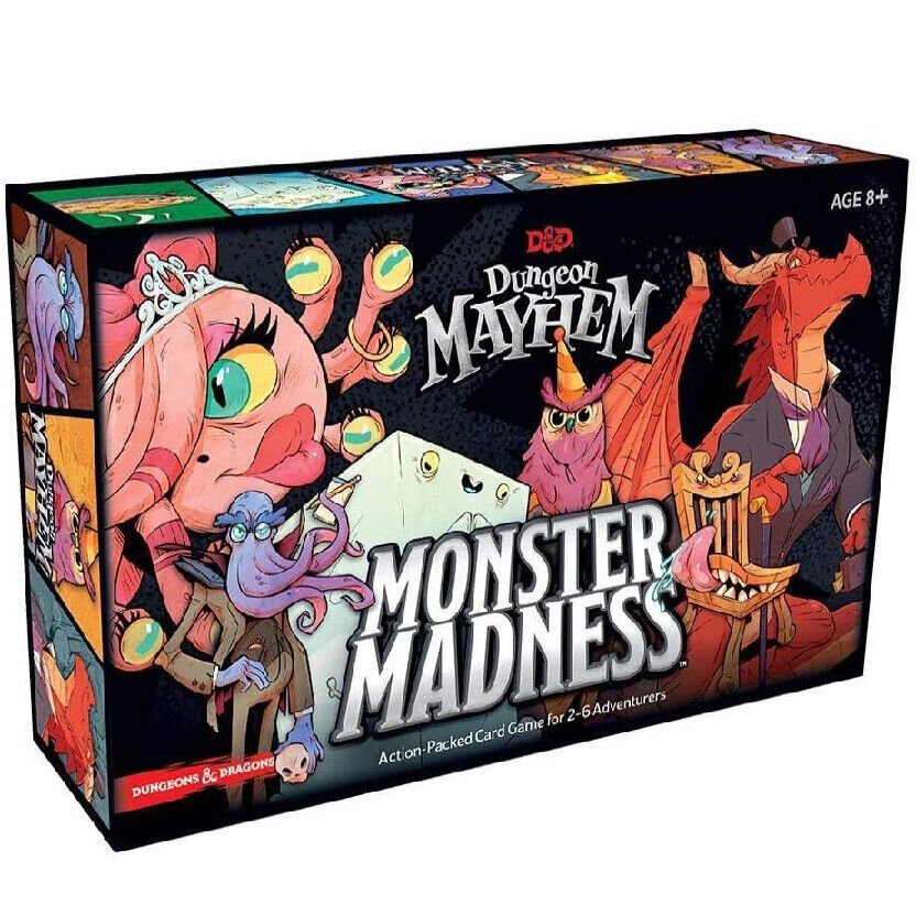 3x Dungeon Mayhem Monster Madness Card Game Family Board Game