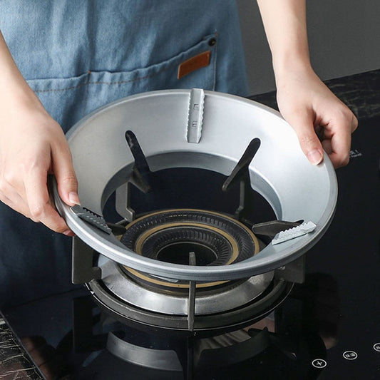 Gas Stove Wok Ring Energy Saving Cooktop Stove Trivets Wind Shield Bracket