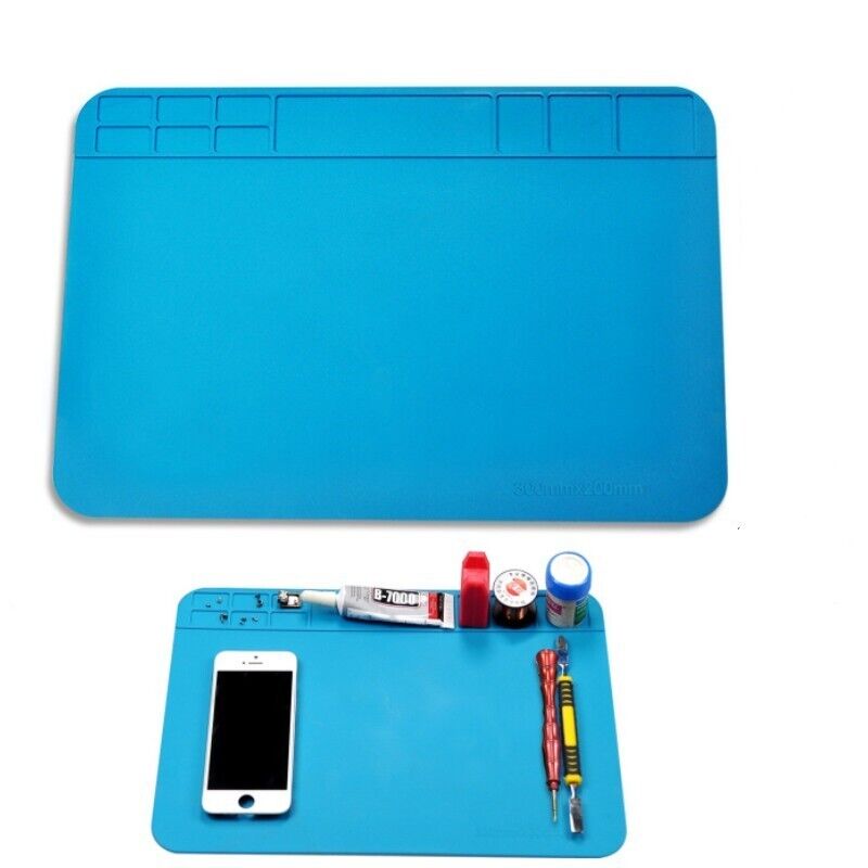 Small Electronics Repair Mat 20*30cm (JS14) Silicone Soldering Pad Work Station