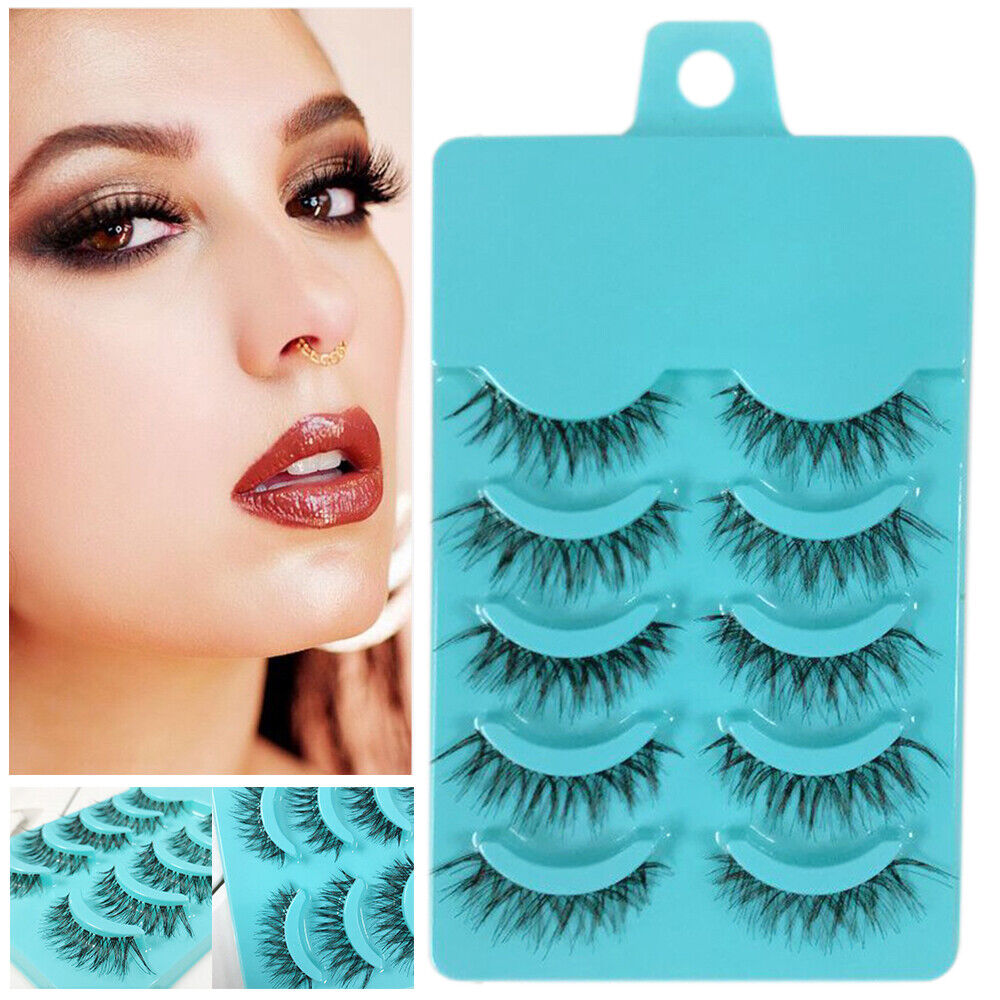 3D Natural Thick Fake False Eyelashes Extension Eye Lashes Makeup