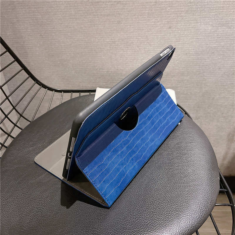 For iPad Mini Air Pro 5 6 7 8 9th Gen Case Smart Leather Rotate Stand Flip Cover