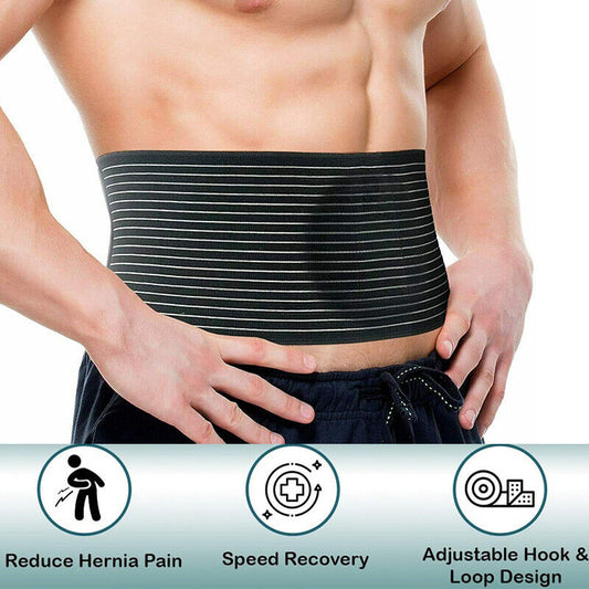 PREMIUM Umbilical Hernia Abdominal Binder Support Belt Brace Belly Button Navel