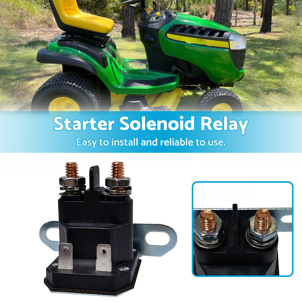 Mower Starter Solenoid Relay SuitableFor John Deere D100 D105 D110 Lawn Tractors