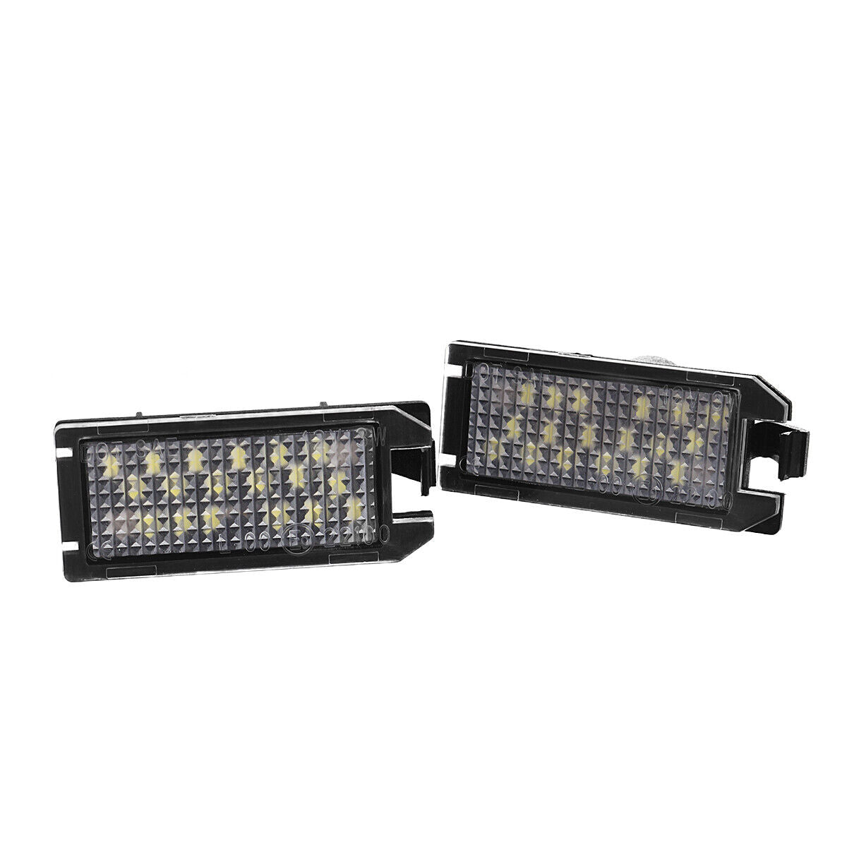 2x White LED License Number Plate Light Lamp For Jeep Grand-Cherokee 2014-2020