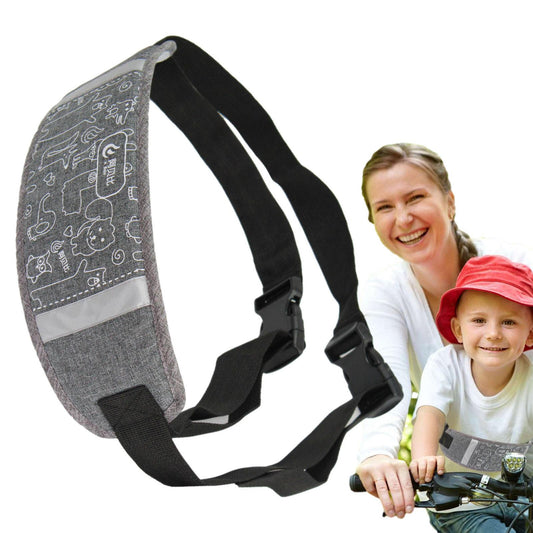 Motorcycle Child Kid Safety Seat Strap Baby Harness Belt Reflective sign