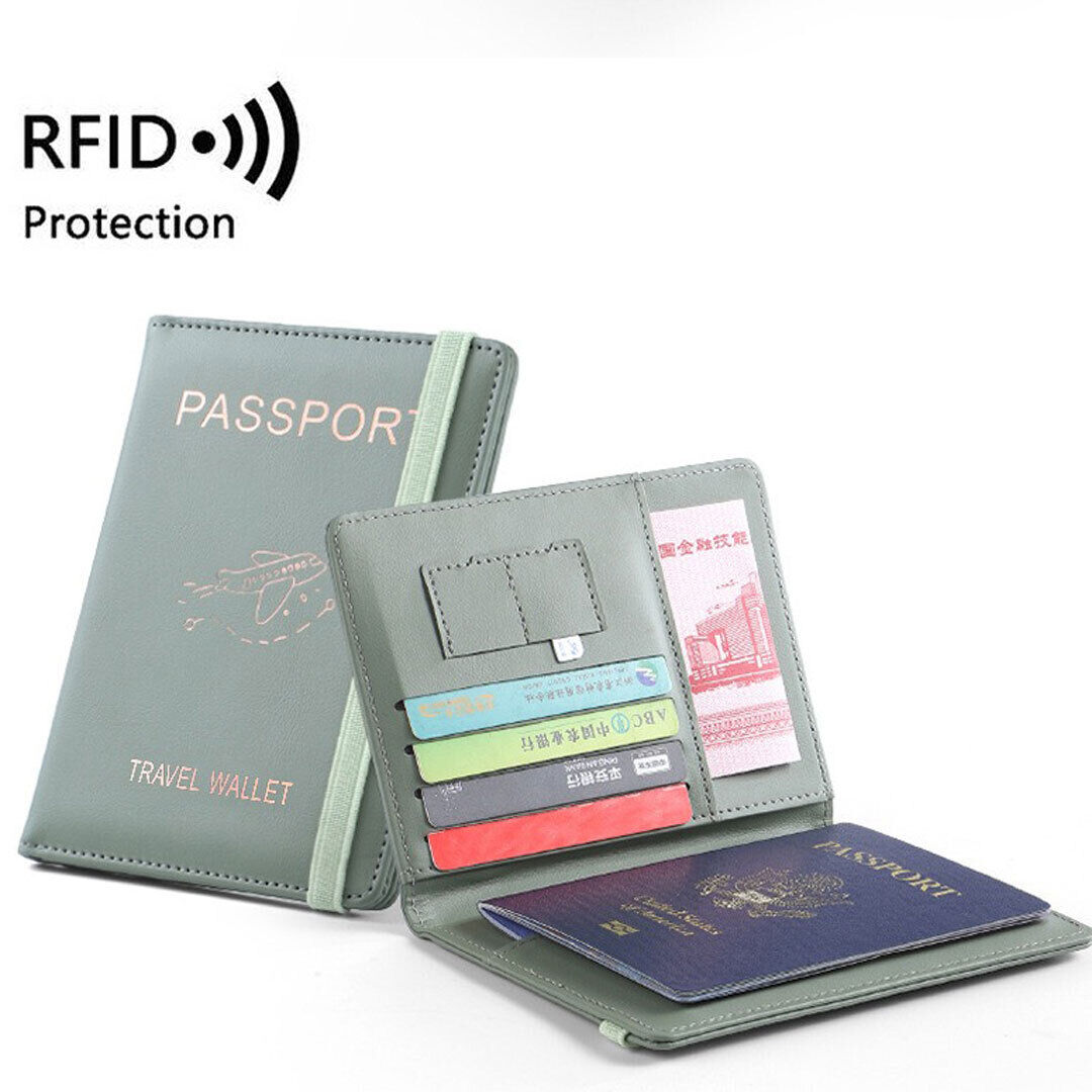 RFID Passport Cover Holder Wallet Case Organiser Travel Accessories Sleeve