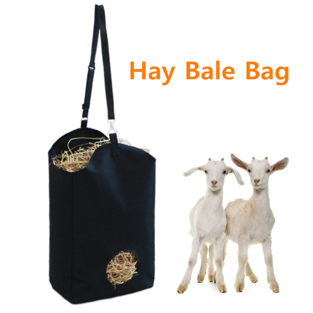 2x Horse Hay Feeder Bag Feeder Storage Bag Hanging Hay Feeder Bag Large Capacity